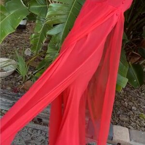 Vintage walk-through nylon nightgown/jumpsuit